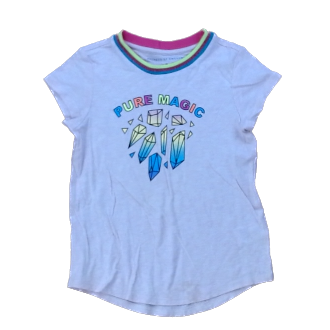 Rockets Of Awesome Girls Pink | Pure Magic Short Sleeve Shirt Size: 5T Pink | Pure Magic