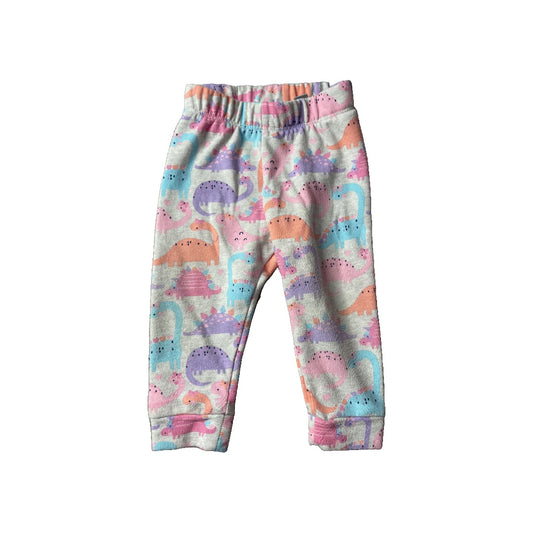 Children's Place Girls pink | purple | Blue | Dinosaur Pants Size: 12-18 months pink | purple | Blue | Dinosaur