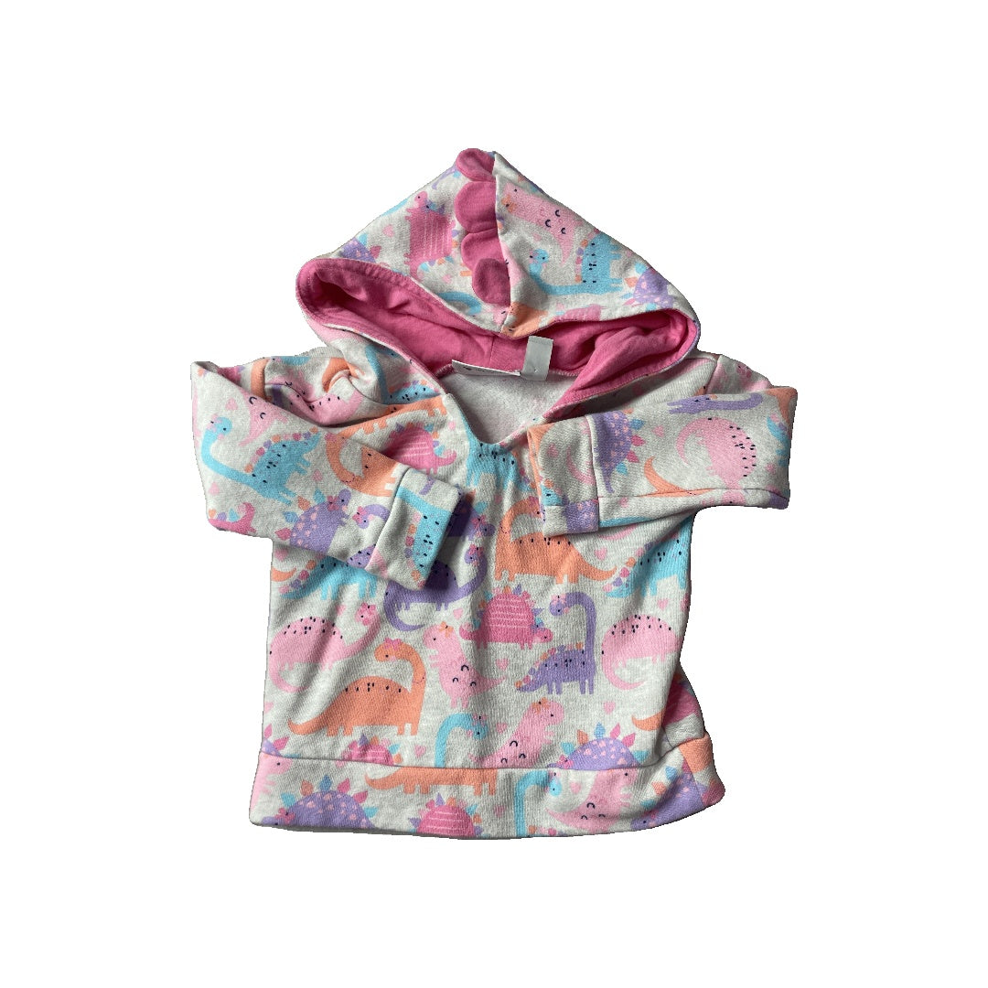 Children's Place Girls pink | purple | Blue Hoodie Size: 12-18 months pink | purple | Blue