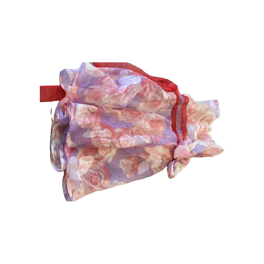 Caramella Girls pink | purple | Flowers Dress Size: 3-4 Years pink | purple | Flowers