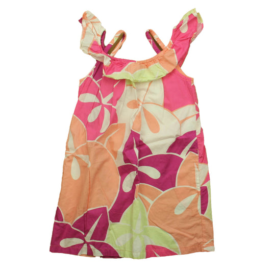 Tea Girls Pink | Purple | Green Dress Size: 5T Pink | Purple | Green