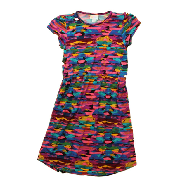 Lularoe Girls Pink | Purple | Maroon Dress Size: 12 Years
