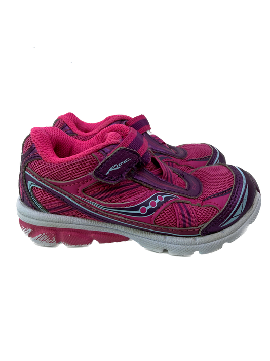 Saucony Girls Pink | Purple Sneakers Size: Little Kid 8 Pink | Purple