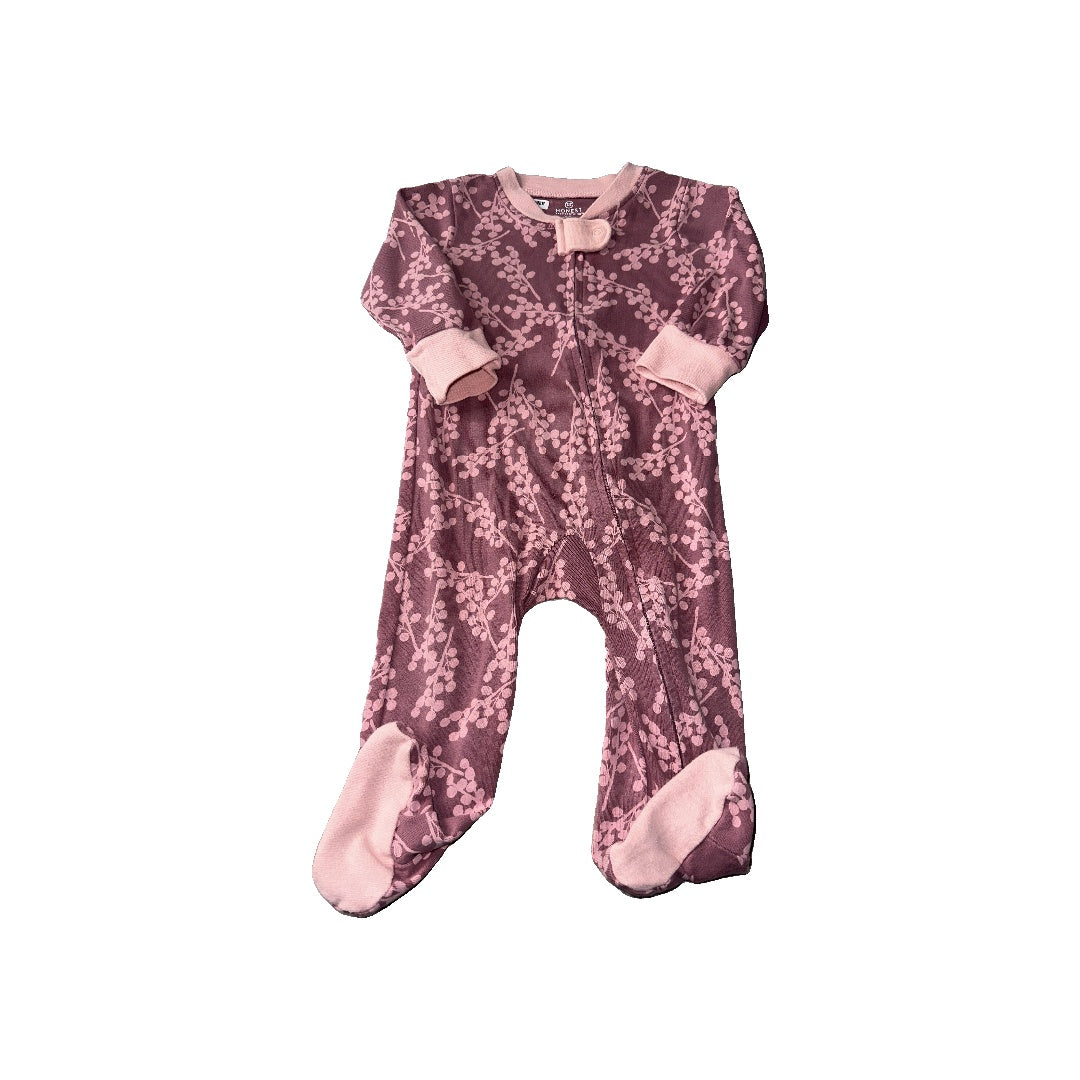 Honest co Girls pink | purple Pajamas Size: 6-9 months pink | purple