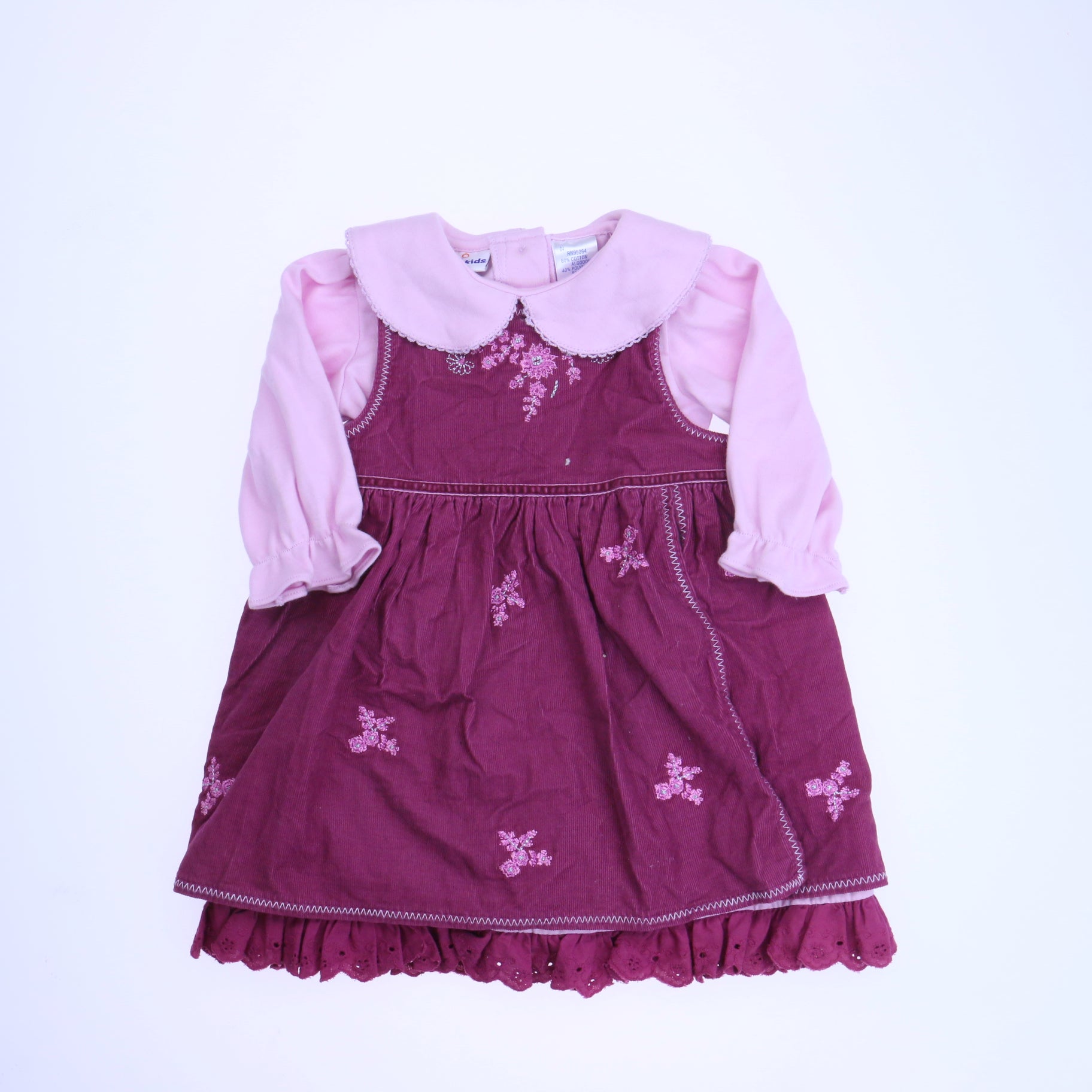 B.T. Kids Girls Pink | Purple Jumper Size: 6-12 Months Pink | Purple