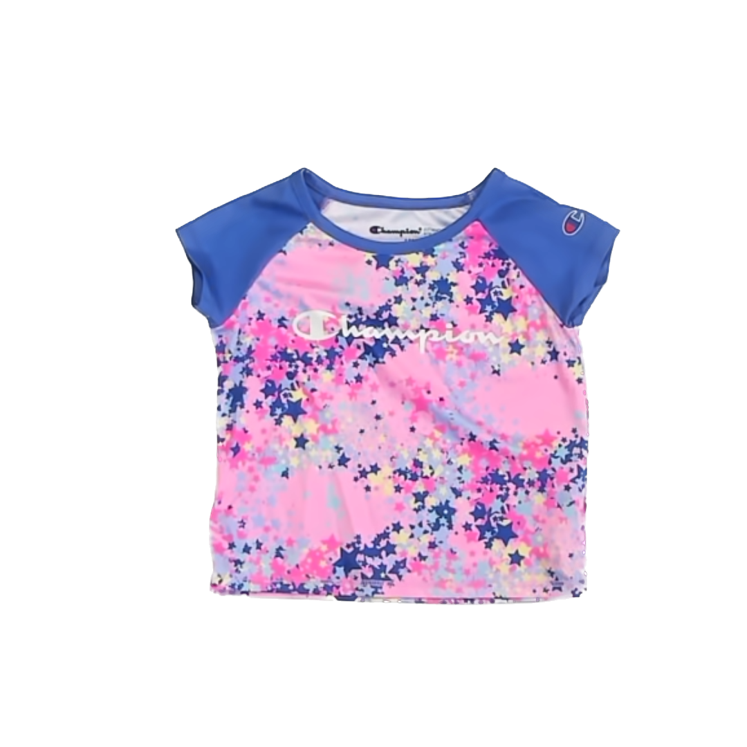 Champion Girls Pink | Purple Athletic Top Size: 18 Months Pink | Purple
