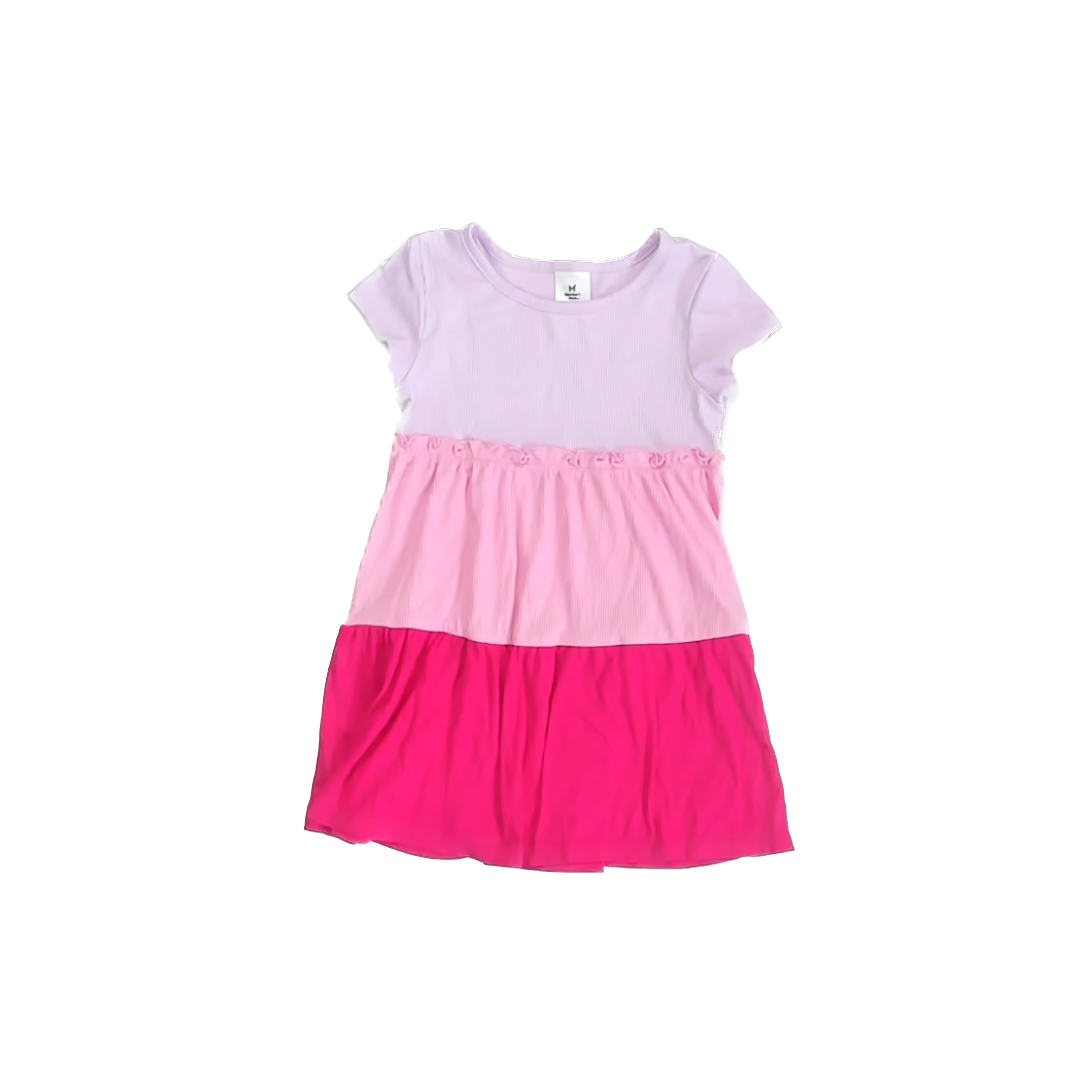 Member's Mark Girls Pink | Purple Dress Size: 3T Pink | Purple