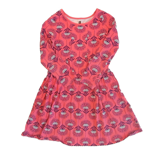 Tea Collection Girls Pink | Purple Dress Size: 10 Years Pink | Purple