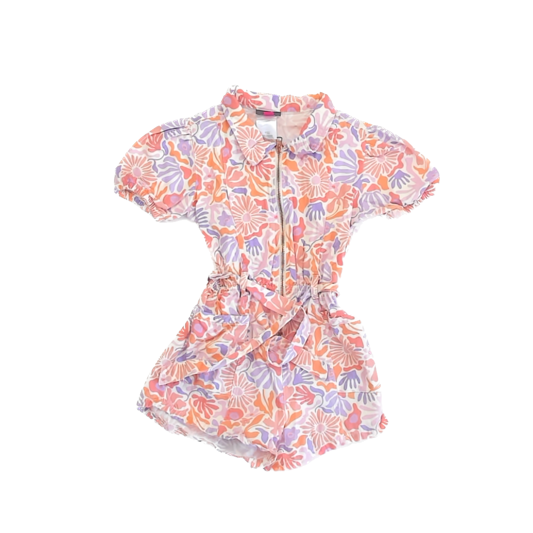 Vince Camuto Girls Pink | Purple Romper Size: 8 Years Pink | Purple