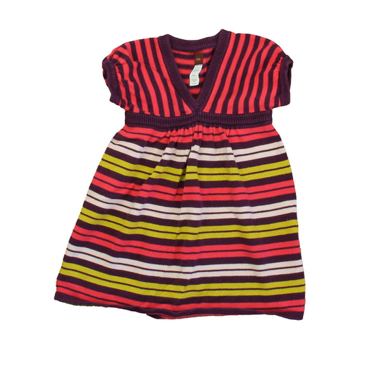 Tea Girls Pink | Purple Sweater Dress Size: 4T Pink | Purple