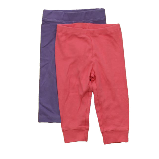 Primary.com Girls Pink | Purple Leggings Size: 6-12 Months