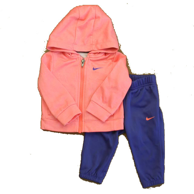 Nike Girls Pink | Purple Track Suit Size: 12 Months