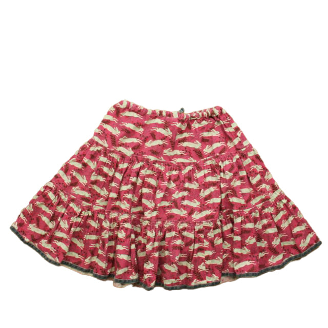 Boden Girls Pink Rabbits Skirt Size: 11-12 Years