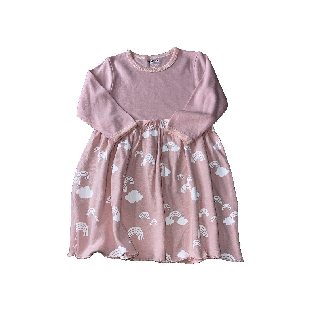Babysoy Girls pink | Rainbow Dress Size: 2T pink | Rainbow