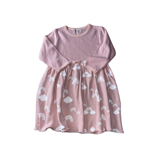 Babysoy Girls pink | Rainbow Dress Size: 2T pink | Rainbow