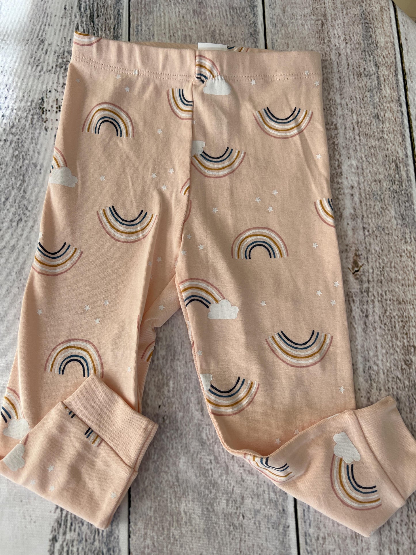 Petit Lemi Girls pink | Rainbow Pajamas Size: 18 months pink | Rainbow