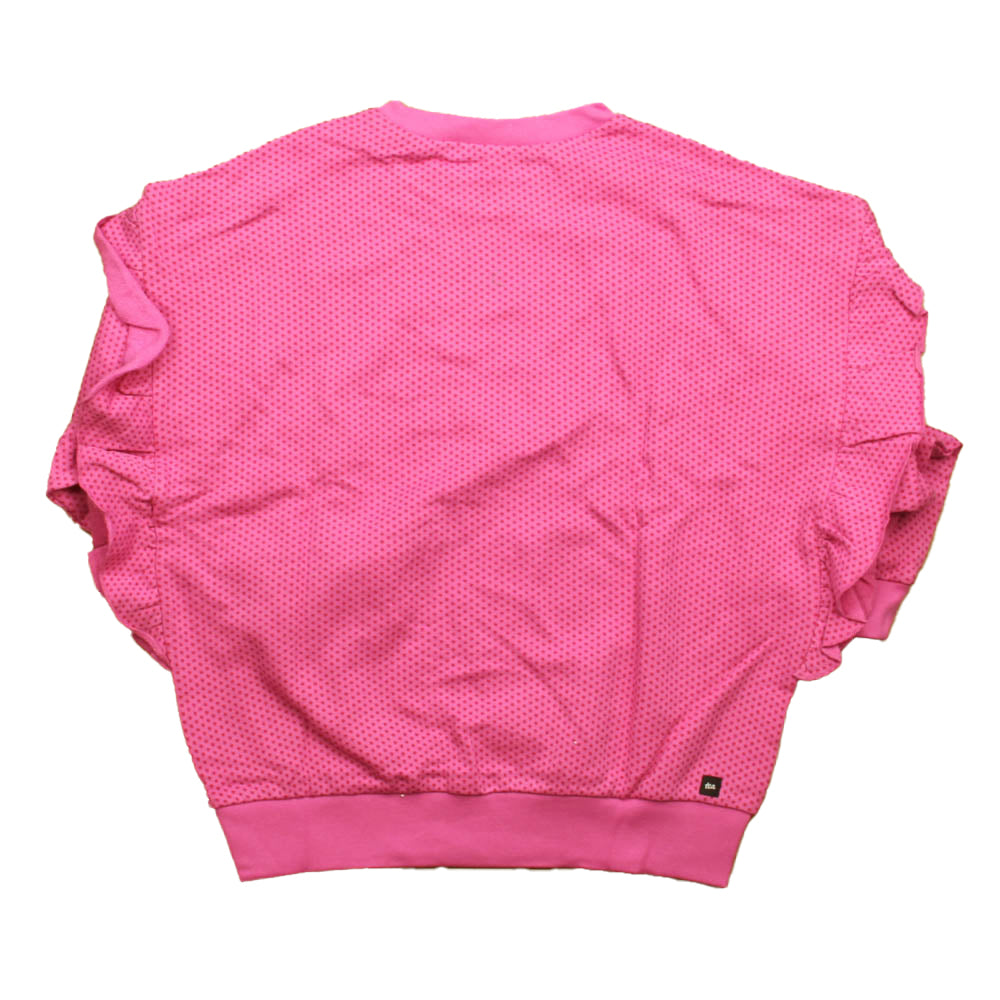 Tea Girls Pink | Red Dots Sweatshirt Size: 12 Years