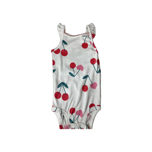 Carters Unisex pink | Red | White Onesie Size: 18-24 months pink | Red | White