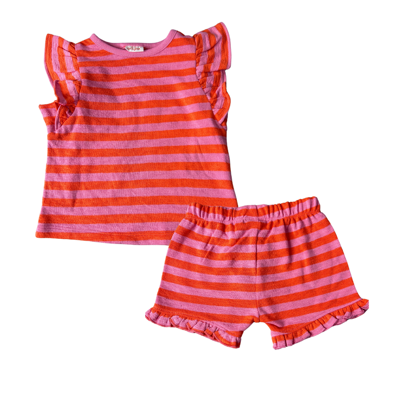 Cat & Jack Girls pink | red Shorts Size: 12-18 months pink | red