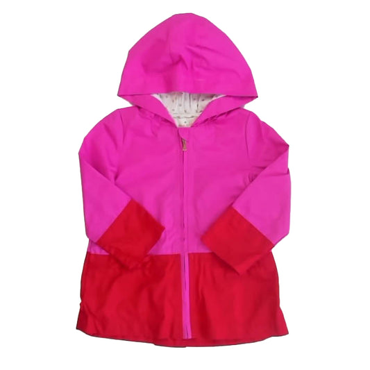 Kate Spade Girls Pink | Red Rain Coat Size: 24 Months Pink | Red