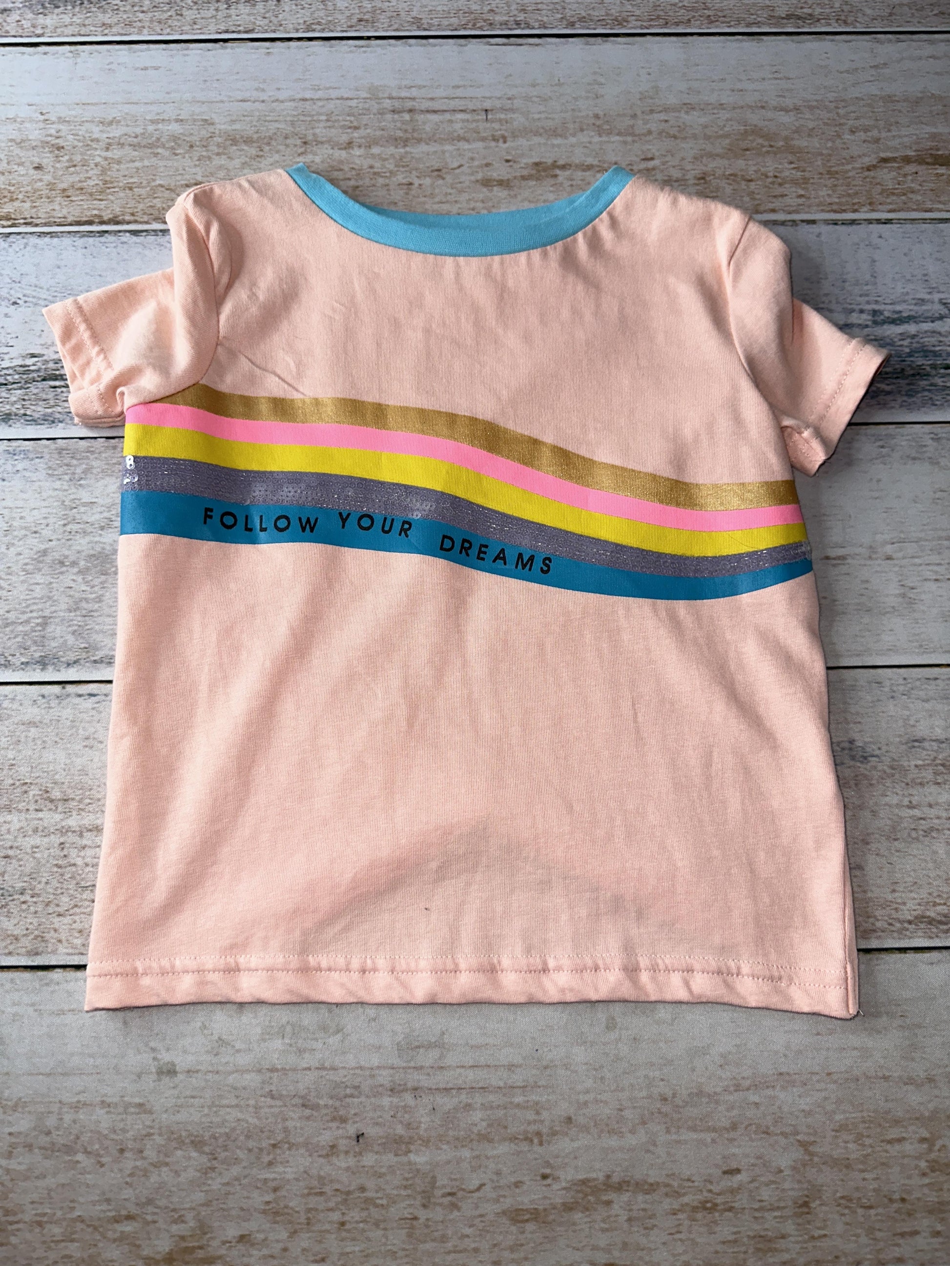 Sovereign Code Girls pink | Retro | Stripe T-Shirt Size: 2T pink | Retro | Stripe
