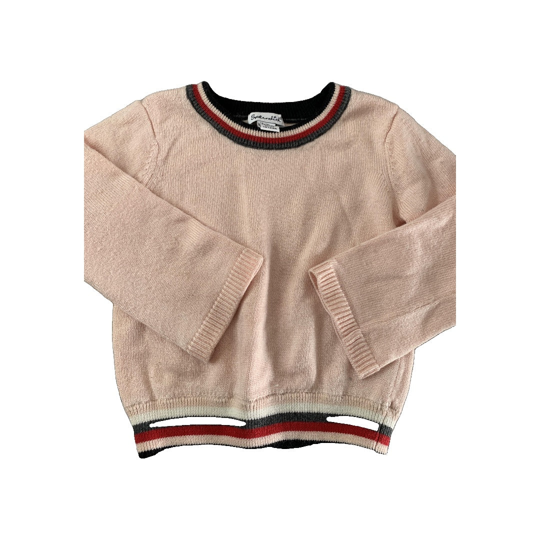 Splendid Girls pink | Retro | Stripe Sweater Size: 12-18 months pink | Retro | Stripe
