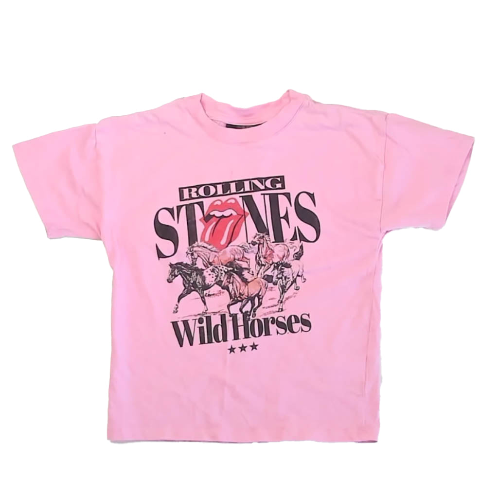 Cotton On Girls Pink Rolling Stone T-Shirt Size: 6 Years Pink Rolling Stone