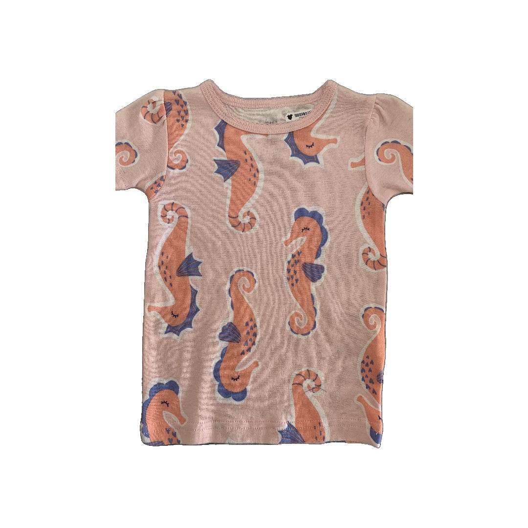 Just Born Girls pink | Sea Animals Pajamas Size: 12M pink | Sea Animals