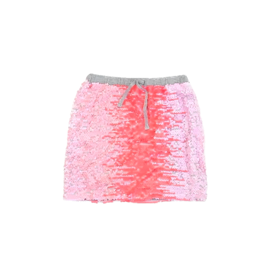 Rockets Of Awesome Girls Pink Sequin Skirt Size: 8 Years Pink Sequin