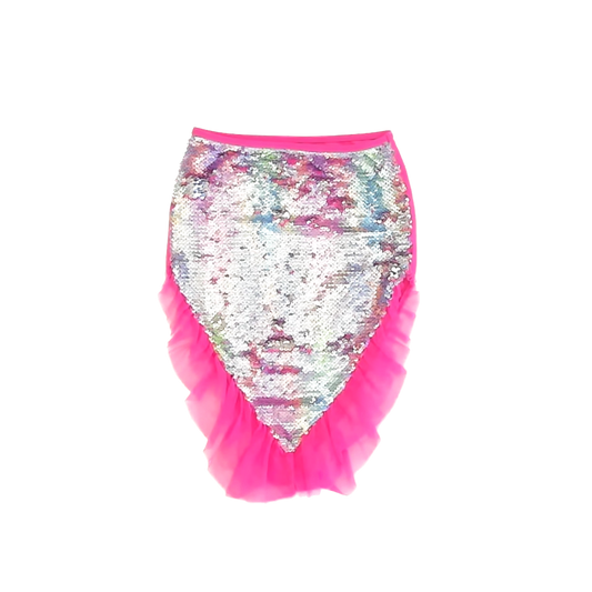 Wonder Nation Girls Pink Sequin Skirt Size: 4-5T Pink Sequin