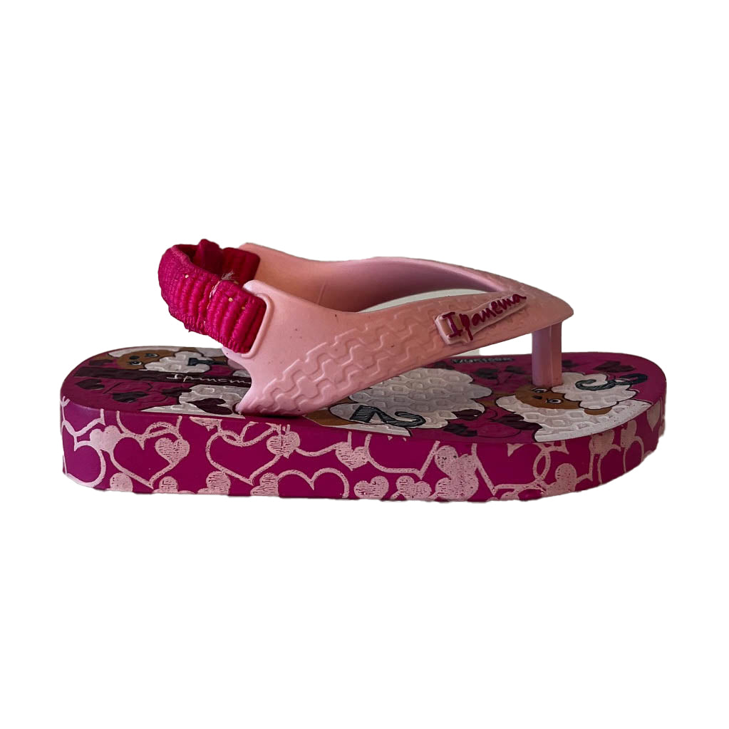 Ipanema Girls Pink Sheep Flip Flops Size: 5 Toddler