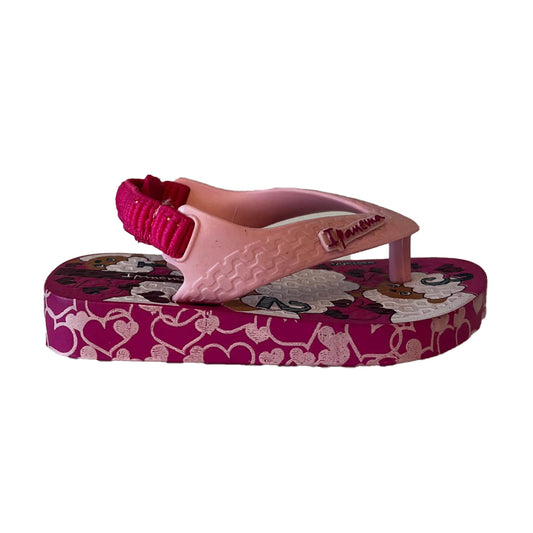 Ipanema Girls Pink Sheep Flip Flops Size: 5 Toddler
