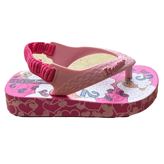Ipanema Girls Pink Sheep Flip Flops Size: 5 Toddler Pink Sheep