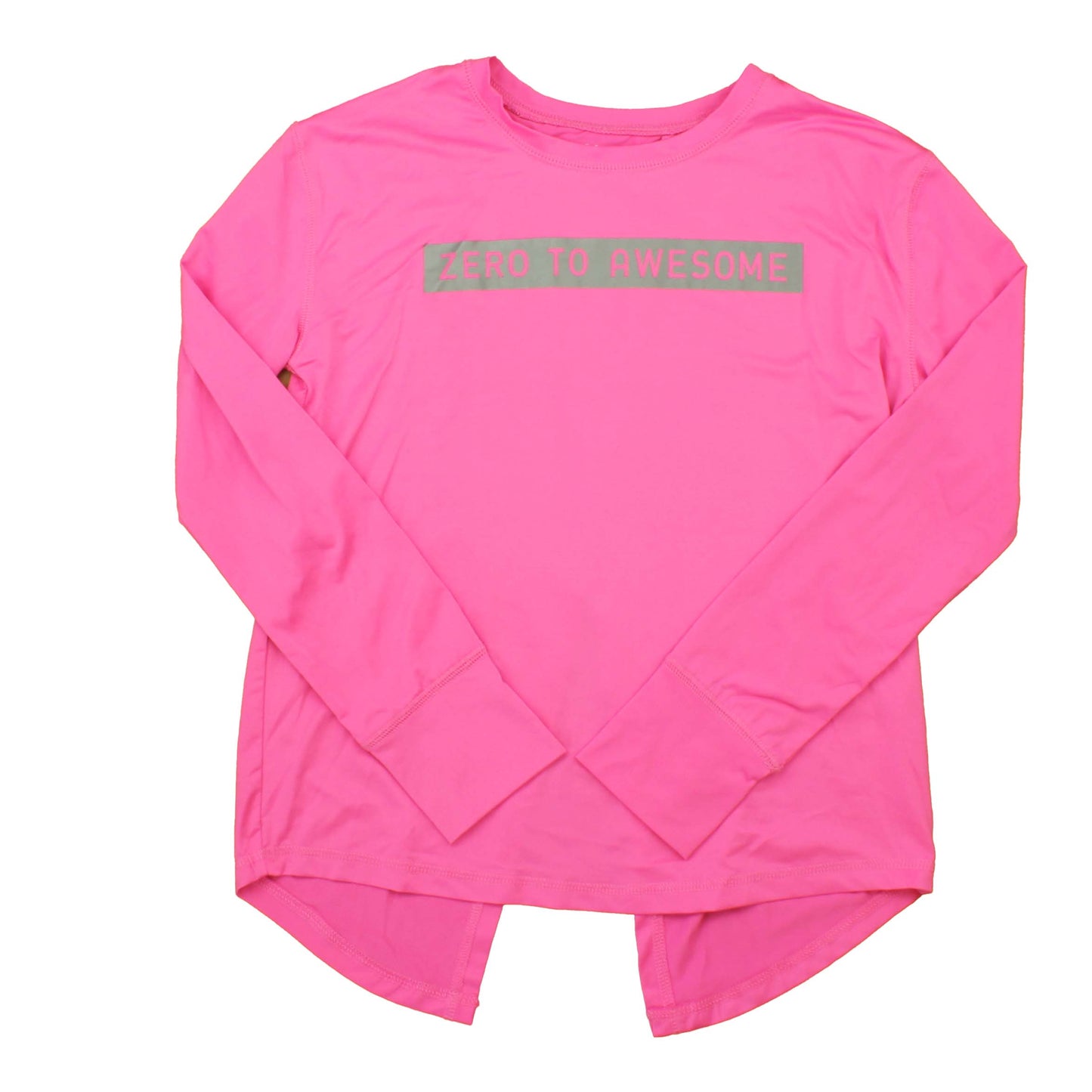 Rockets Of Awesome Girls Pink | Silver Athletic Top Size: 10-12 Years