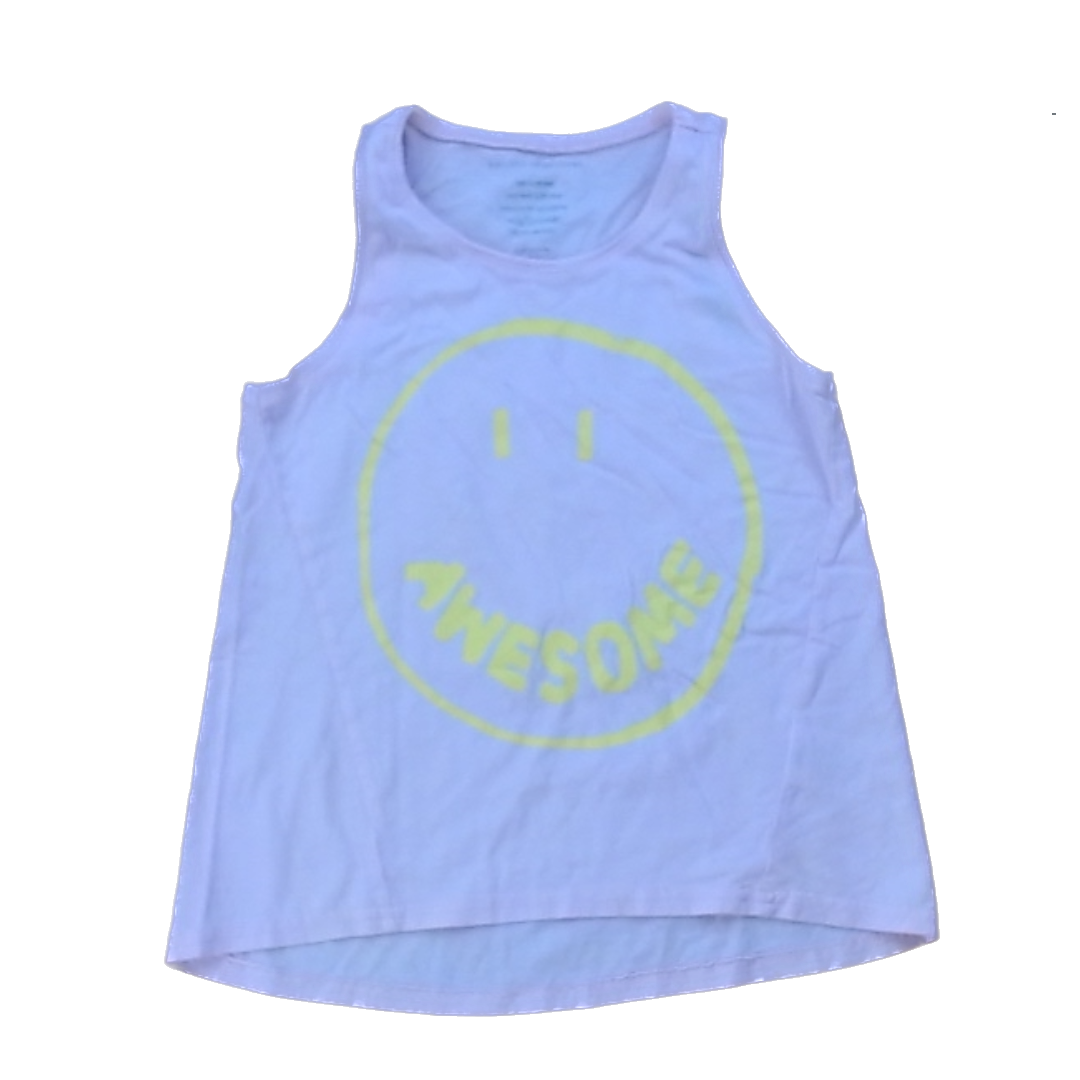 Rockets Of Awesome Girls Pink | Smiley Face Short Sleeve Shirt Size: 4T - 5T Pink | Smiley Face