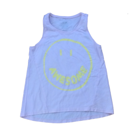 Rockets Of Awesome Girls Pink | Smiley Face Short Sleeve Shirt Size: 4T - 5T Pink | Smiley Face