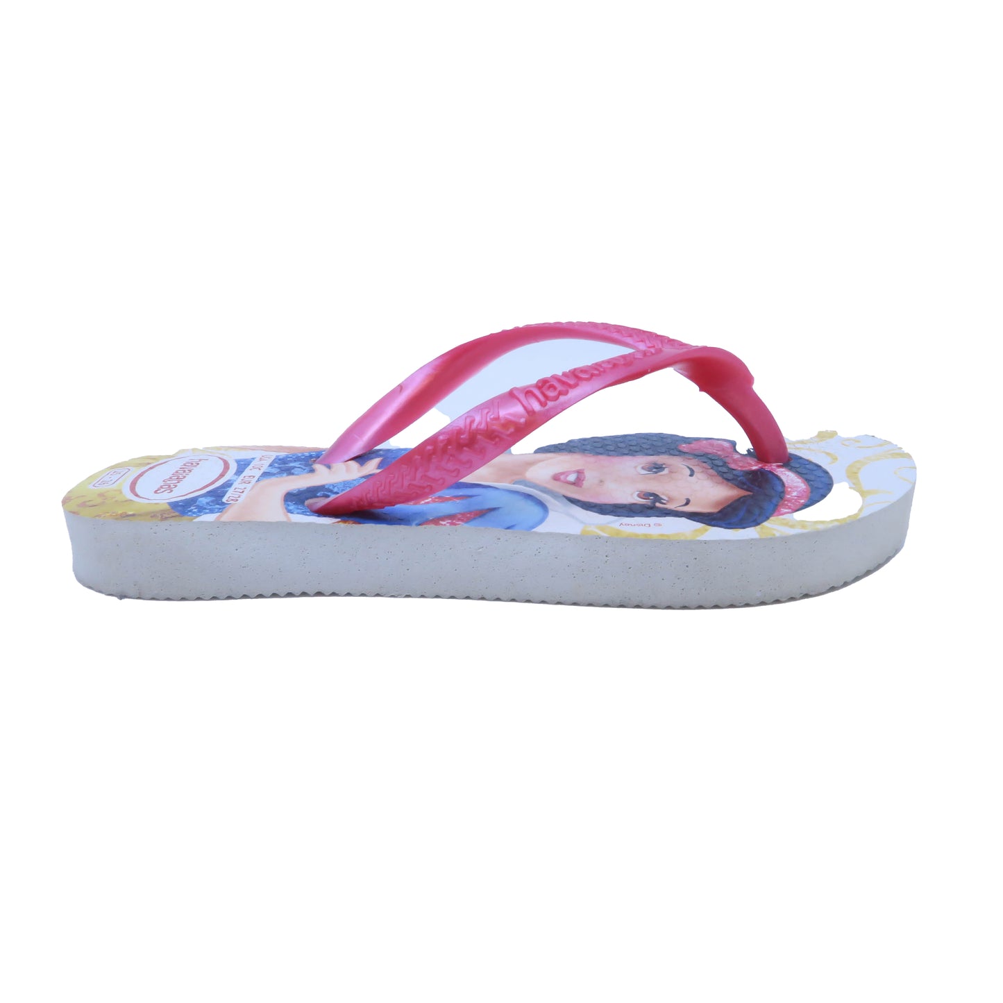 Havaianas Girls Pink Snow White Flip Flops Size: 6 Toddler Pink Snow White