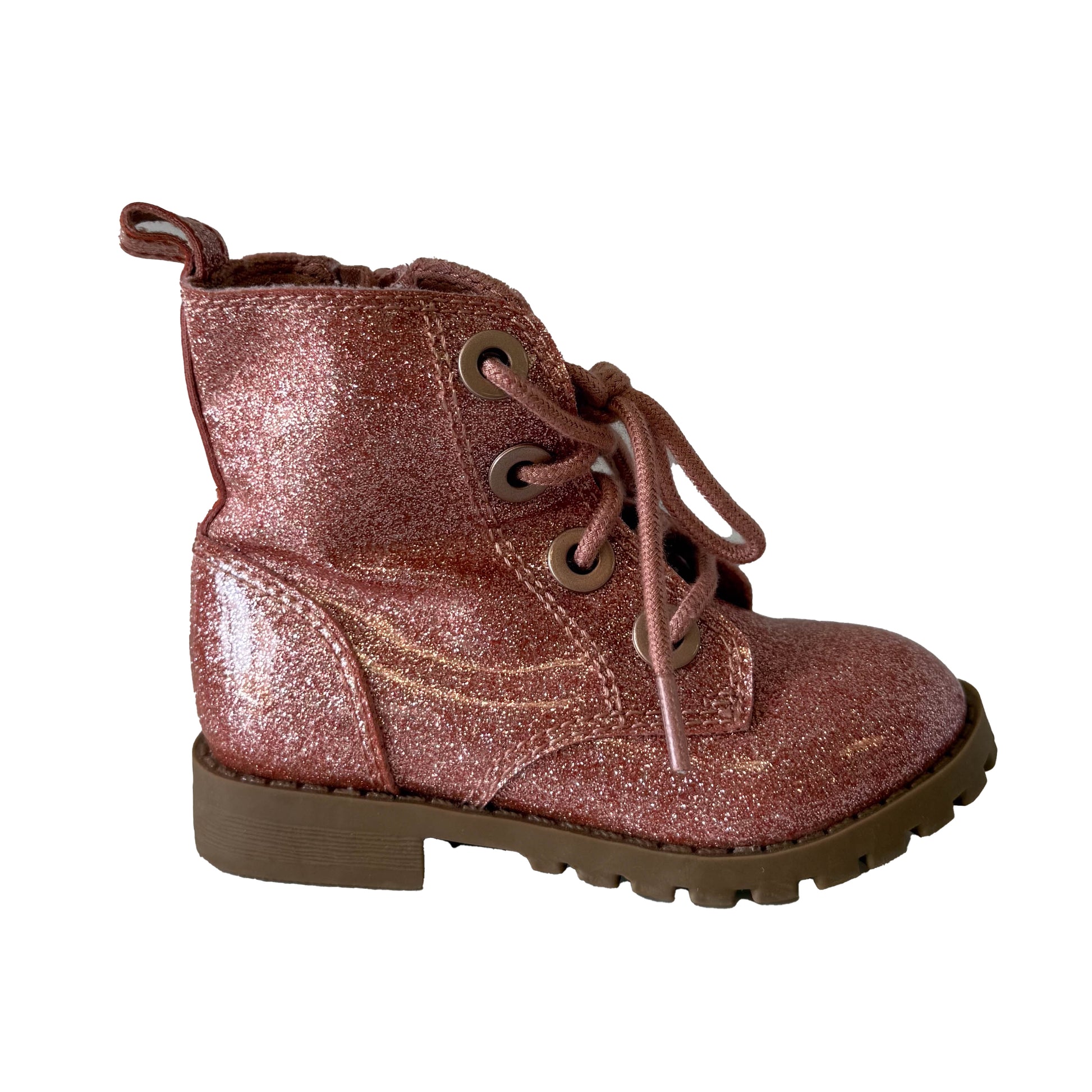 Old Navy Girls Pink Sparkle Boots Size: 5 Toddler Pink Sparkle