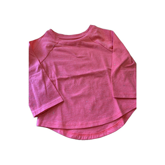 Car & Jack Girls pink | Sparkle Long Sleeve T-Shirt Size: 18 months pink | Sparkle