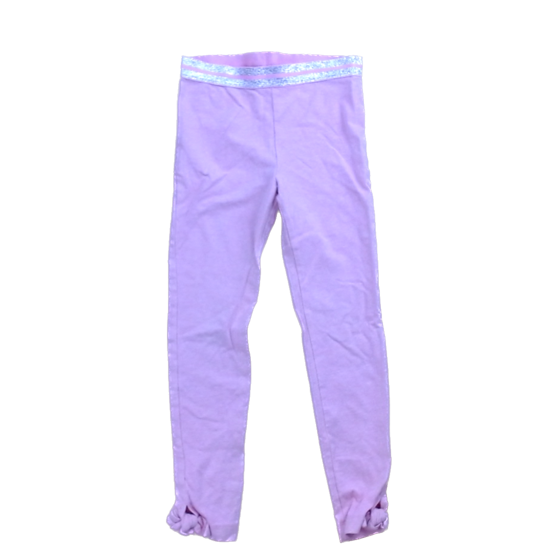 Rockets Of Awesome Girls Pink | Sparkly Waistband Pants Size: 7 Years Pink | Sparkly Waistband