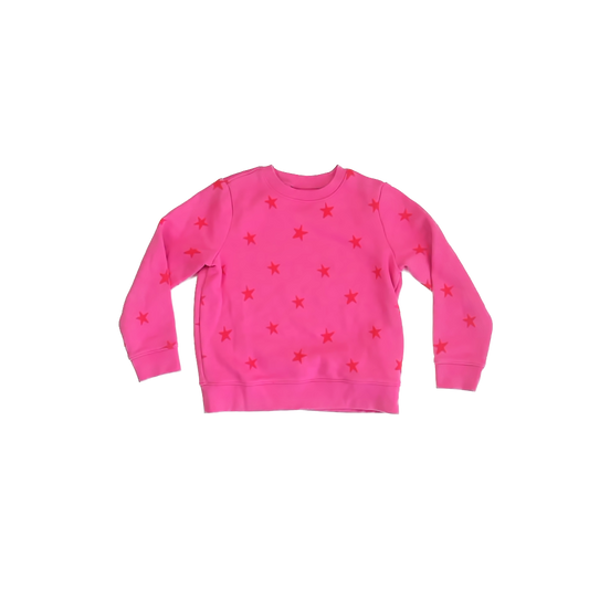 Primary Girls Pink | Stars Sweatshirt Size: 6-7 Years Pink | Stars