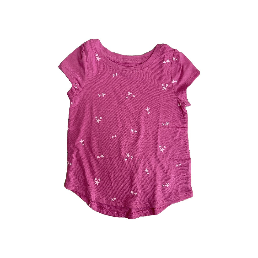 Cat & Jack Girls pink | Stars T-Shirt Size: 3T pink | Stars