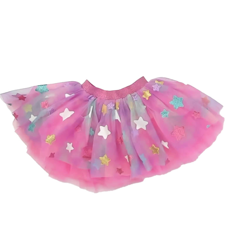Disney Girls Pink Stars Skirt Size: 2T Pink Stars