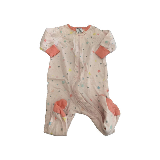 Gerber Childrenswear Girls pink | Stars Pajamas Size: 0-3 months pink | Stars