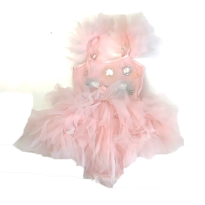 Tutu Du Monde Girls Pink Stars Dress Size: 12-18 Months Pink Stars