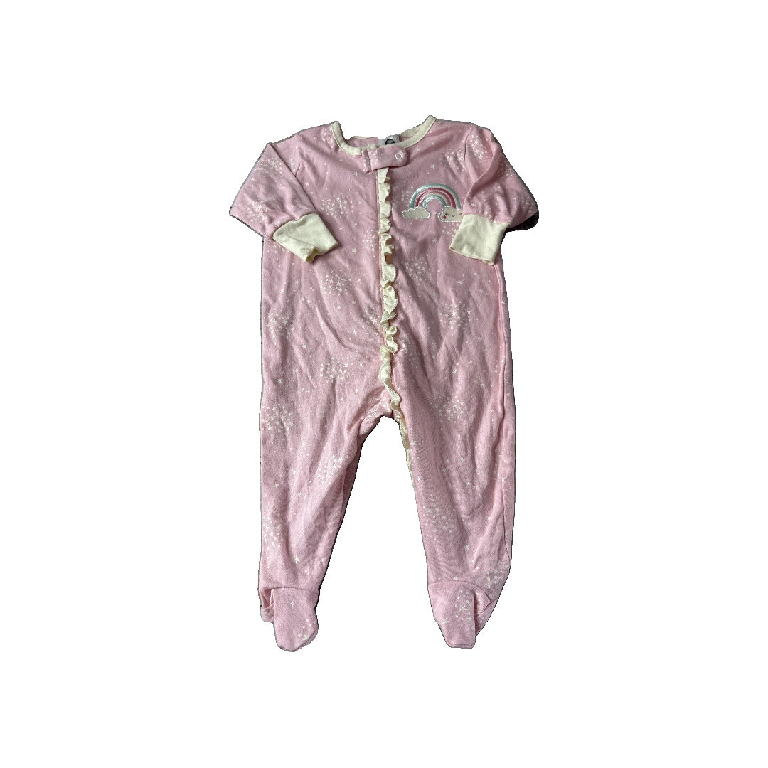 Gerber organic Girls pink | Stars Pajamas Size: 0-3 months pink | Stars