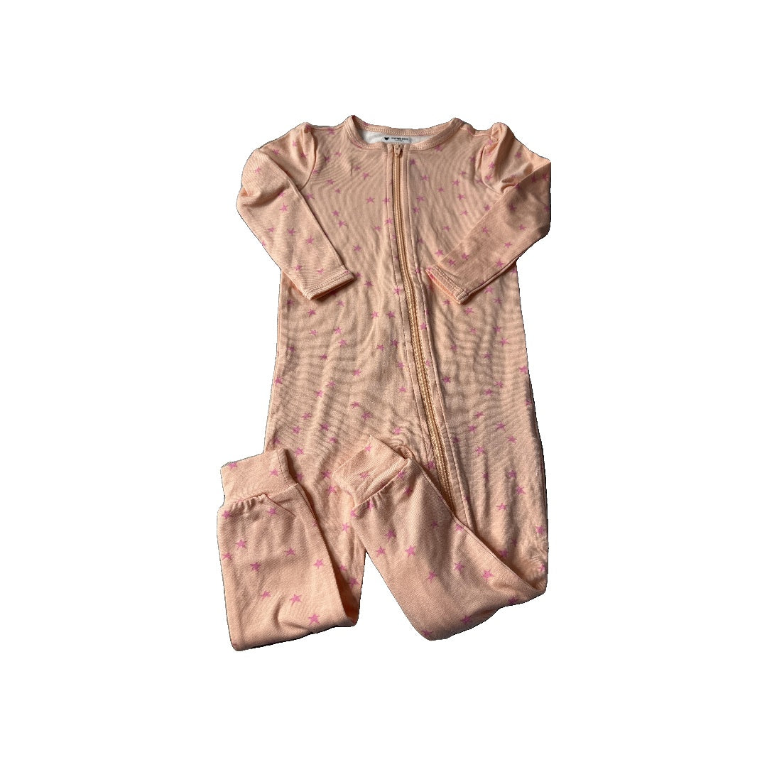 Rockets of Awesome Girls pink | Stars Pajamas Size: 6-12 months pink | Stars