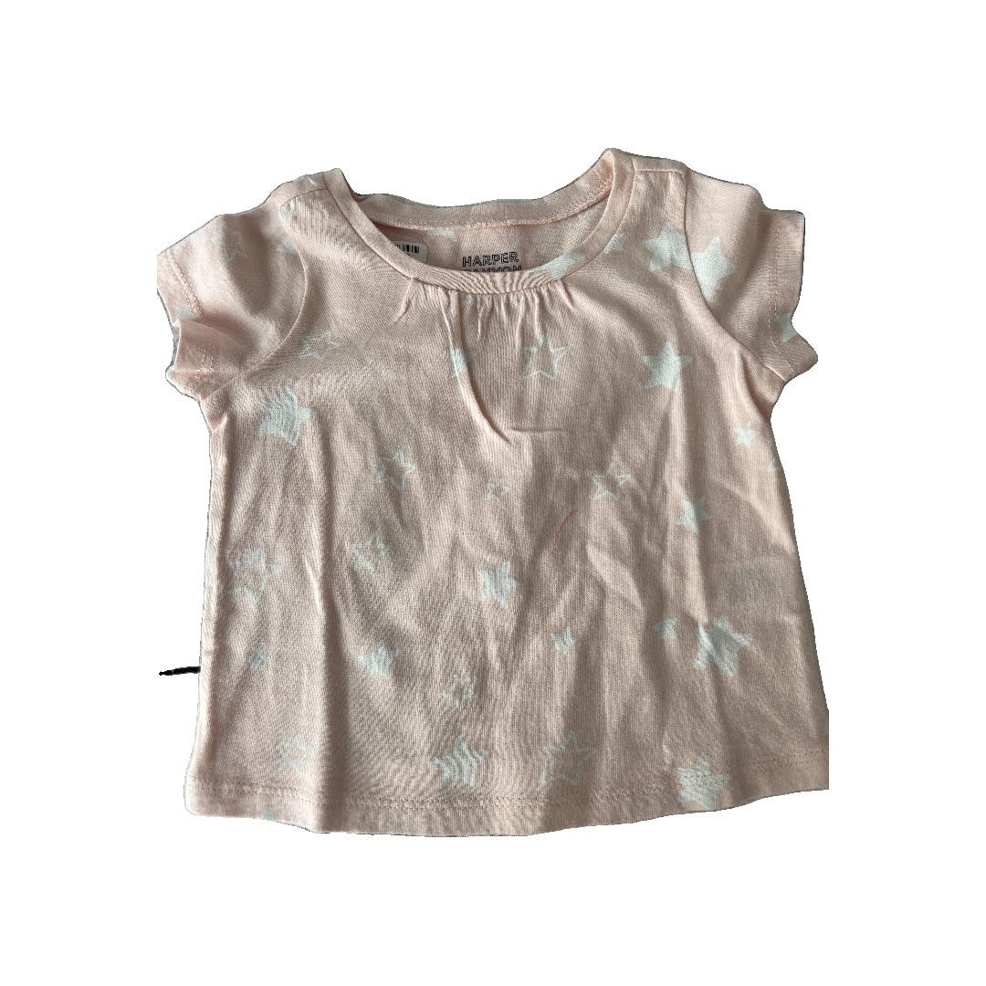 Harper Canyon Girls pink | Stars T-Shirt Size: 9 months pink | Stars