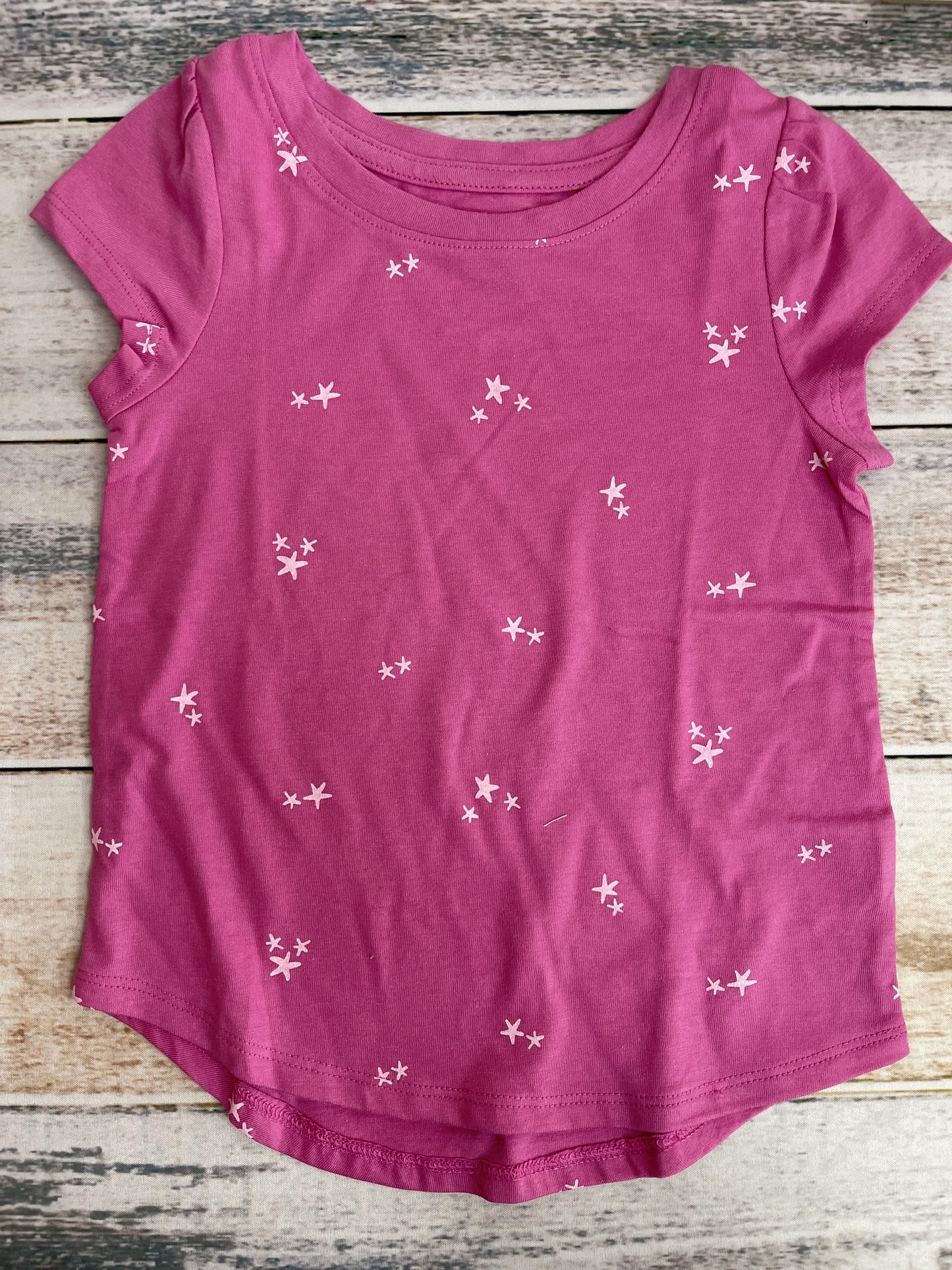 Cat & Jack Girls pink | Stars T-Shirt Size: 3T pink | Stars