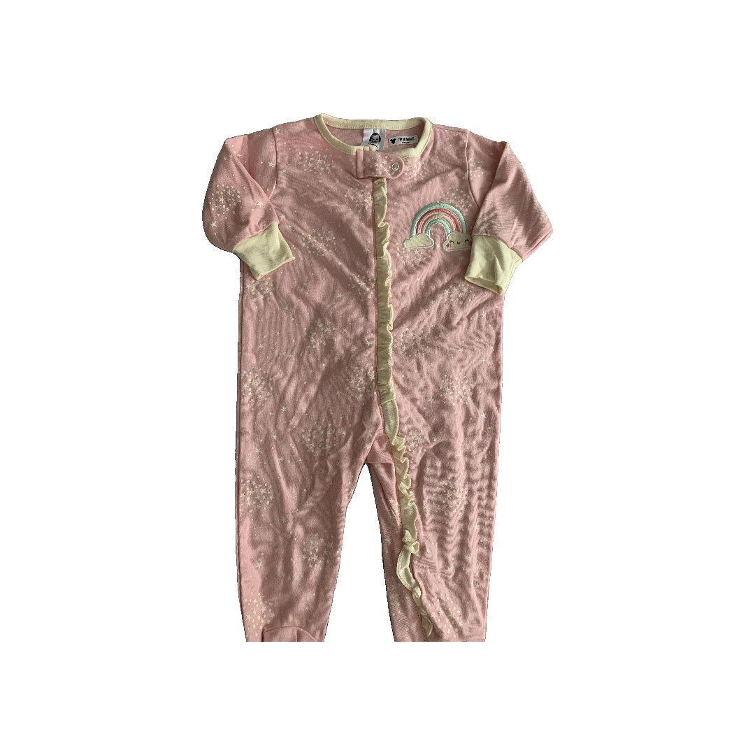 Gerber organic Girls pink | Stars Pajamas Size: 0-3 months pink | Stars